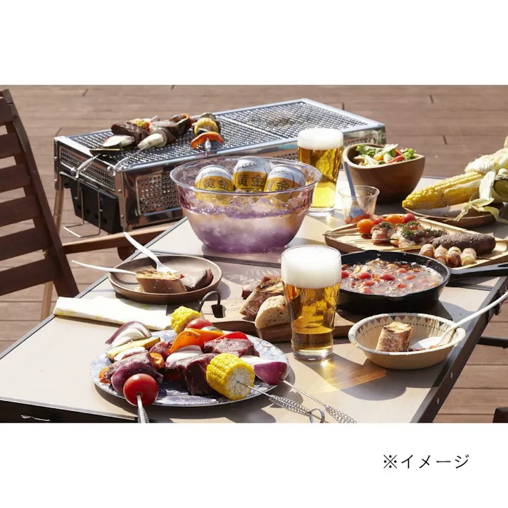 カインズ 片付けラクラク木炭付きコンロでプチBBQをやってみた♪ - YouTube