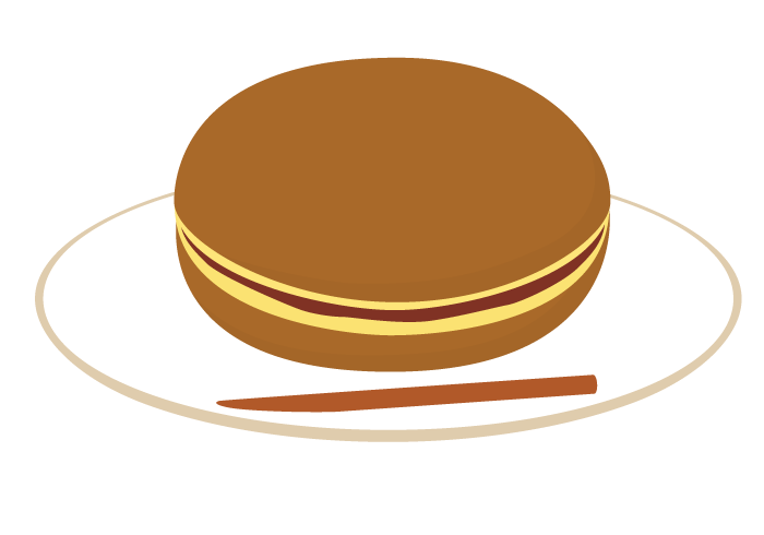 どら焼きイラスト素材365日