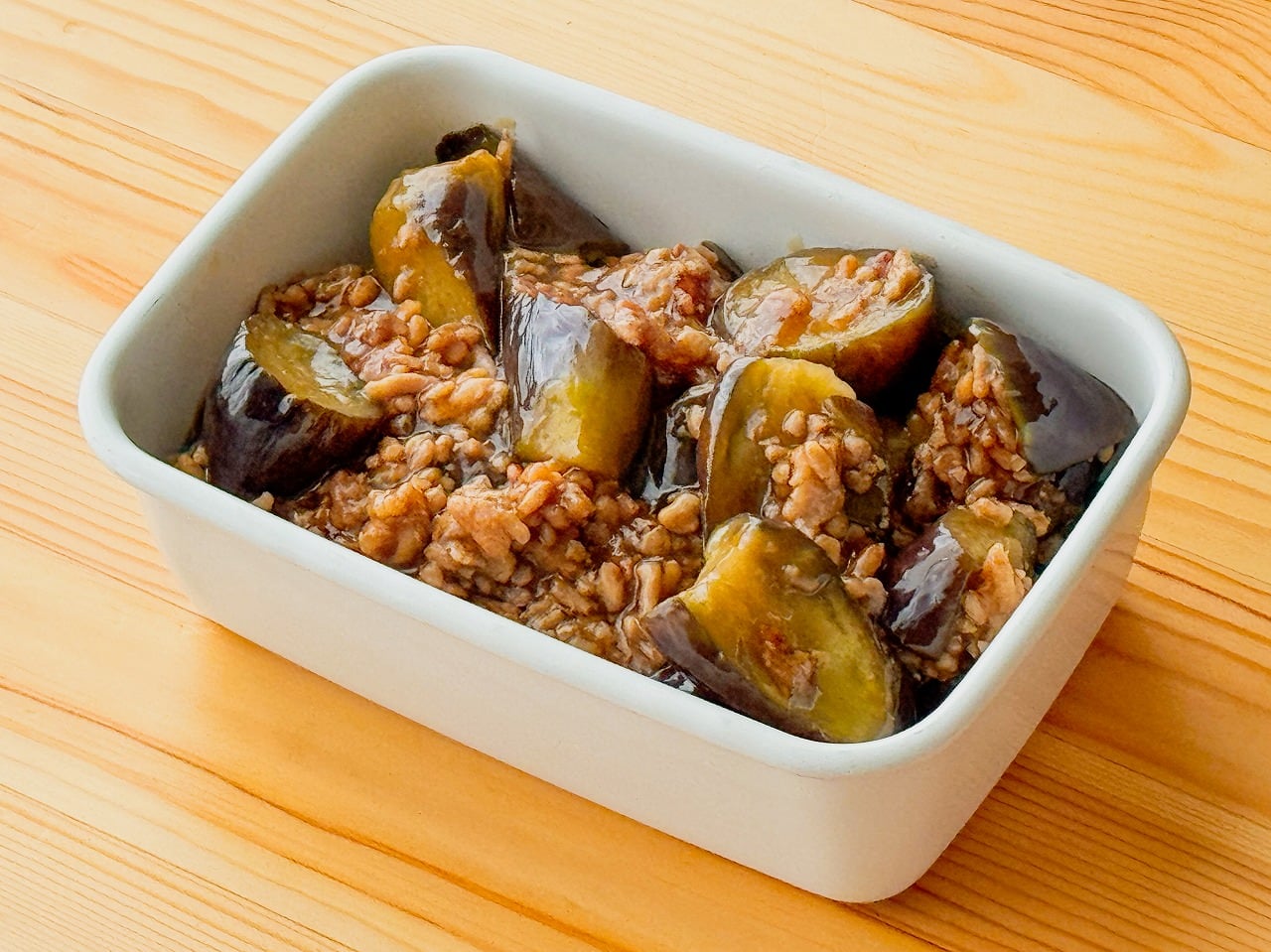 豚ひき肉で簡単！なすラザニア