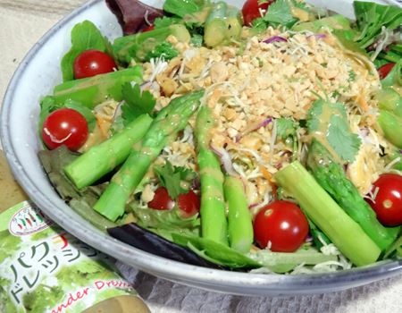 ナンプラーなし！パクチーのはるさめサラダ