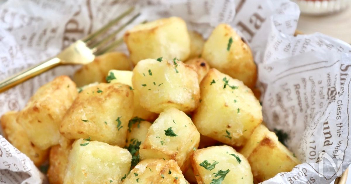 カリカリポテトの白身ソテ