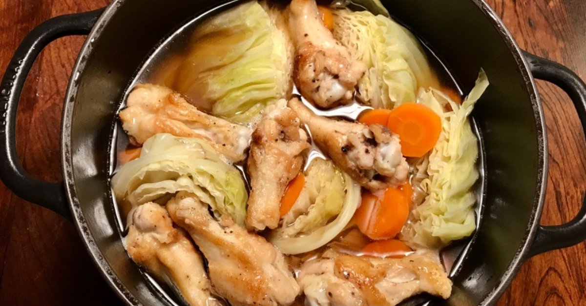 キャベツととり肉のみそ煮