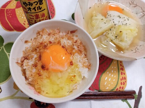 アレンジ卵かけご飯2選のレシピ・作り方マルホン胡麻油