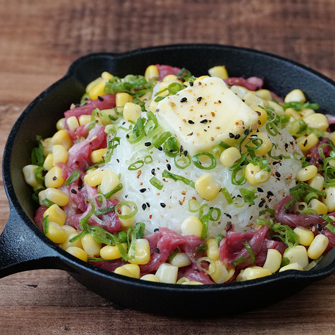 お手軽！時短献立♪ ひき肉でワンパンガーリックペッパーライスのレシピ動画・作り方デリッシュキッチン