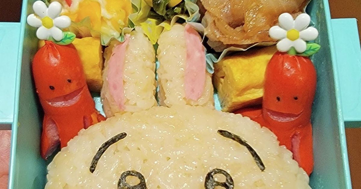 うさぎのイースターおにぎり