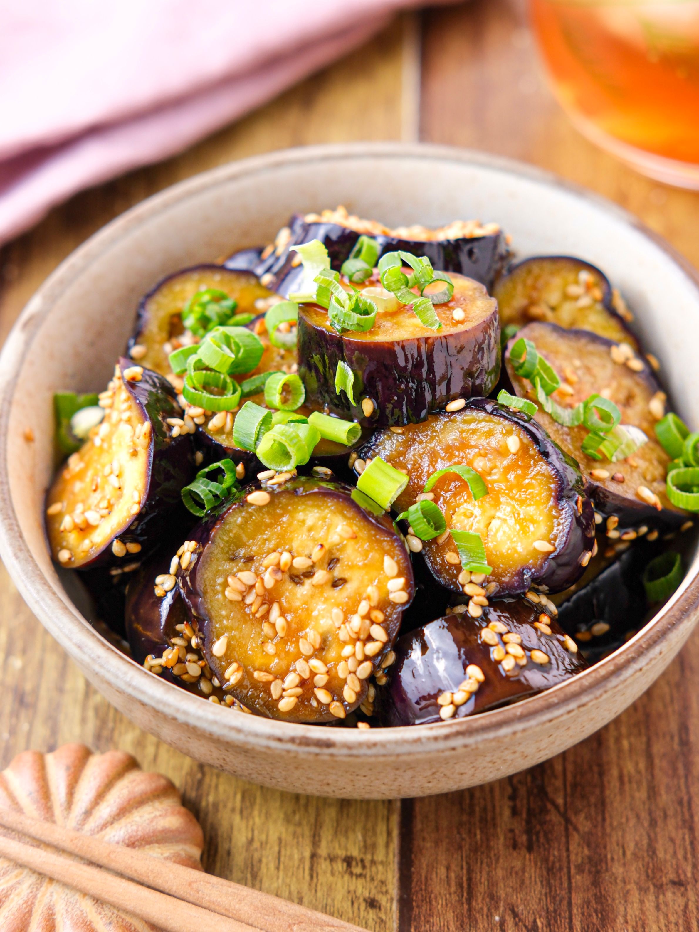 レンジで作る野菜のご馳走♪なすの中華風南蛮