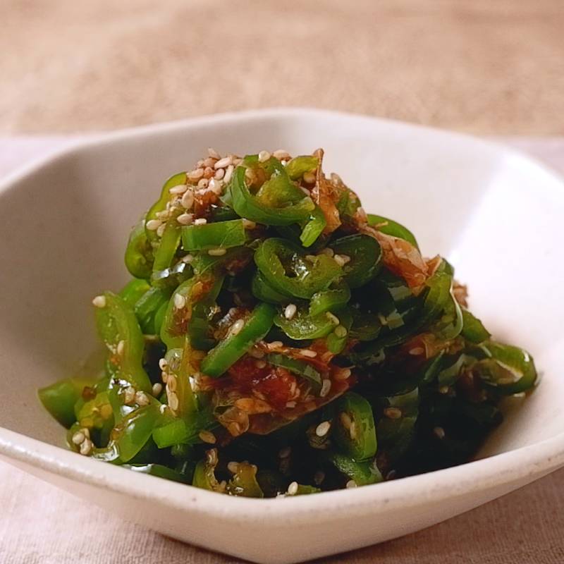 5分以内で作れる！「ピーマン×かつおぶし」のお手軽レシピフーディストノート