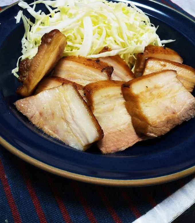 圧力鍋で！大きい豚バラチャーシュ