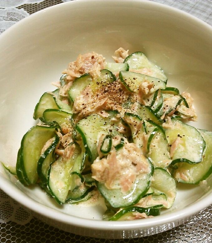 人気のアレンジレシピ♪ ツナわさきゅうり