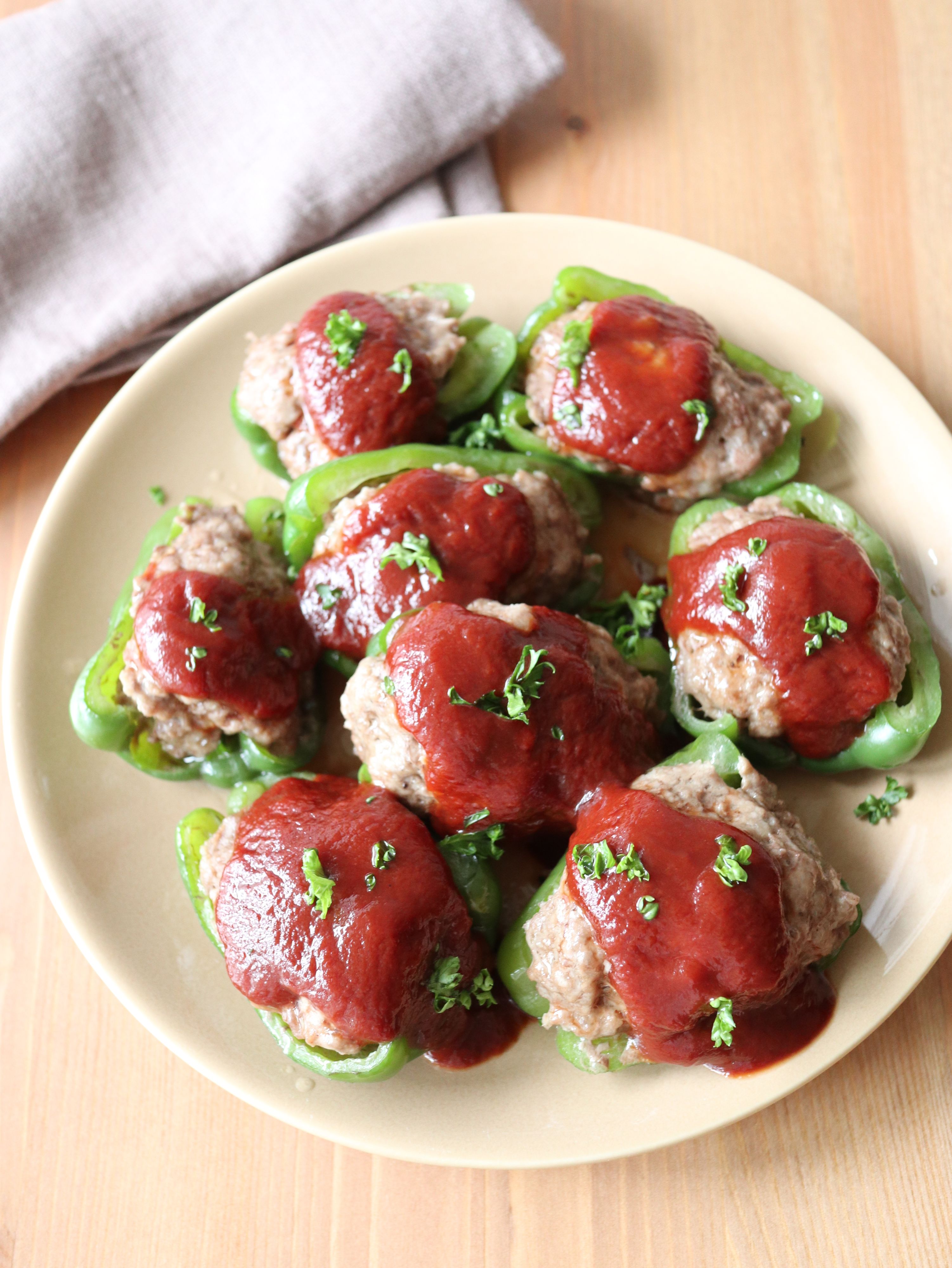 ピーマンの肉詰めパン粉使わない レシピTikTok