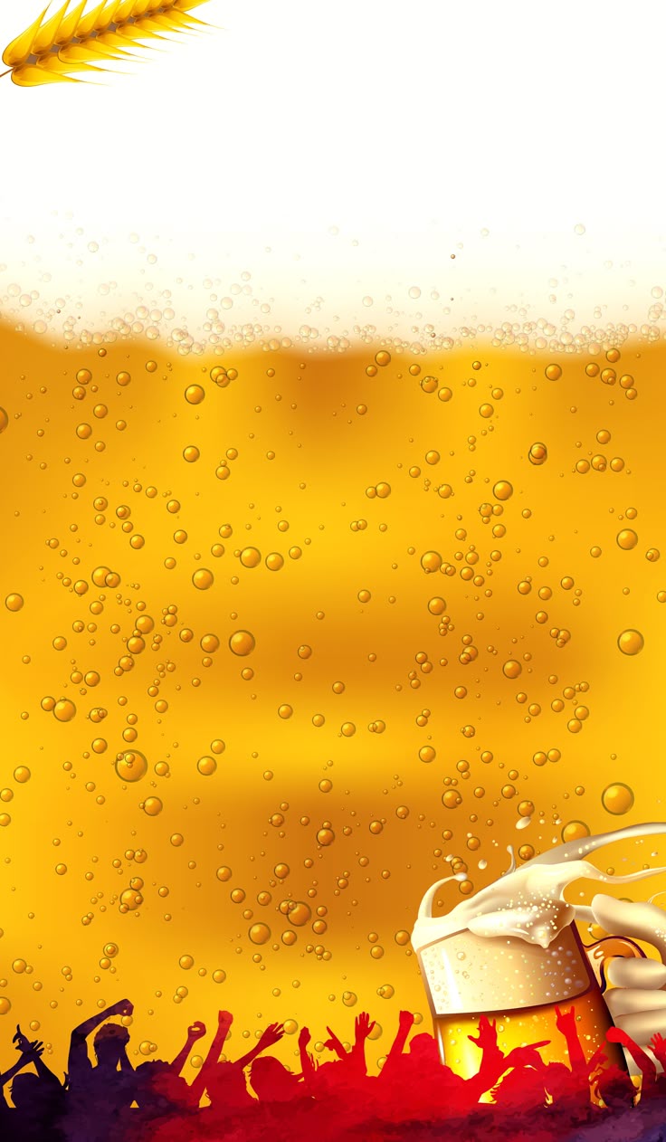 フリーイラストビールと泡の背景でアハ体験GAHAG著作権フリー写真・イラスト素材集 - GAHAG著作権フリー写真・イラスト素材集