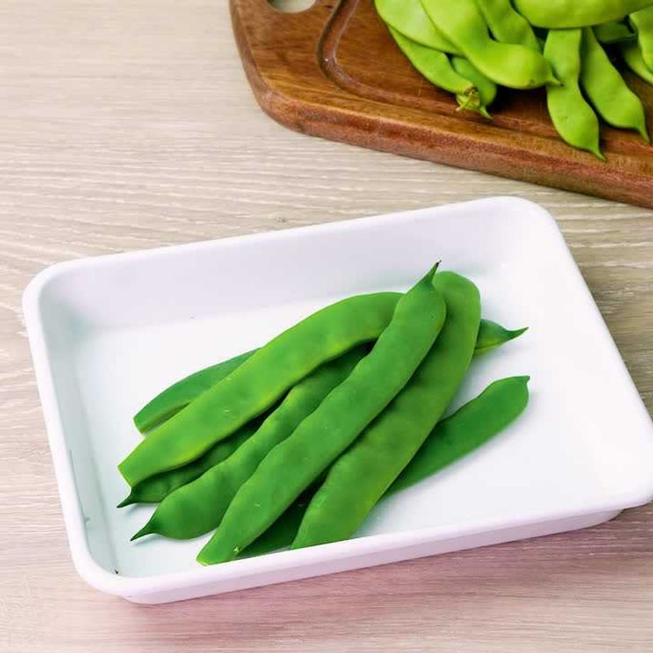 レンジで簡単 いんげんの下ごしらえ