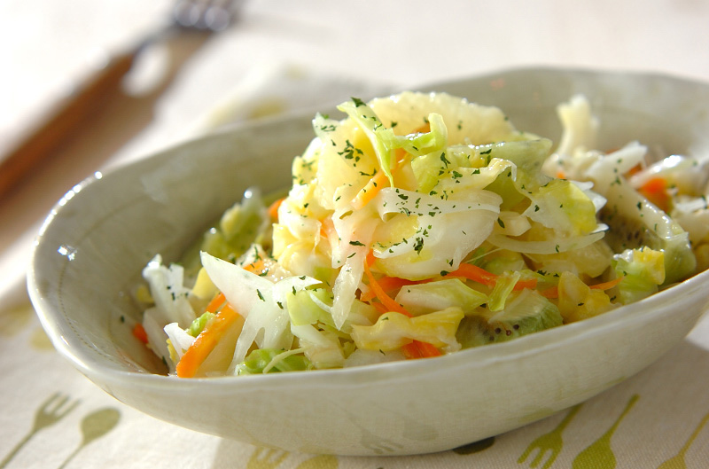 無限春キャベツサラダ めんつゆと和えるだけ レシピ・作り方Tasty