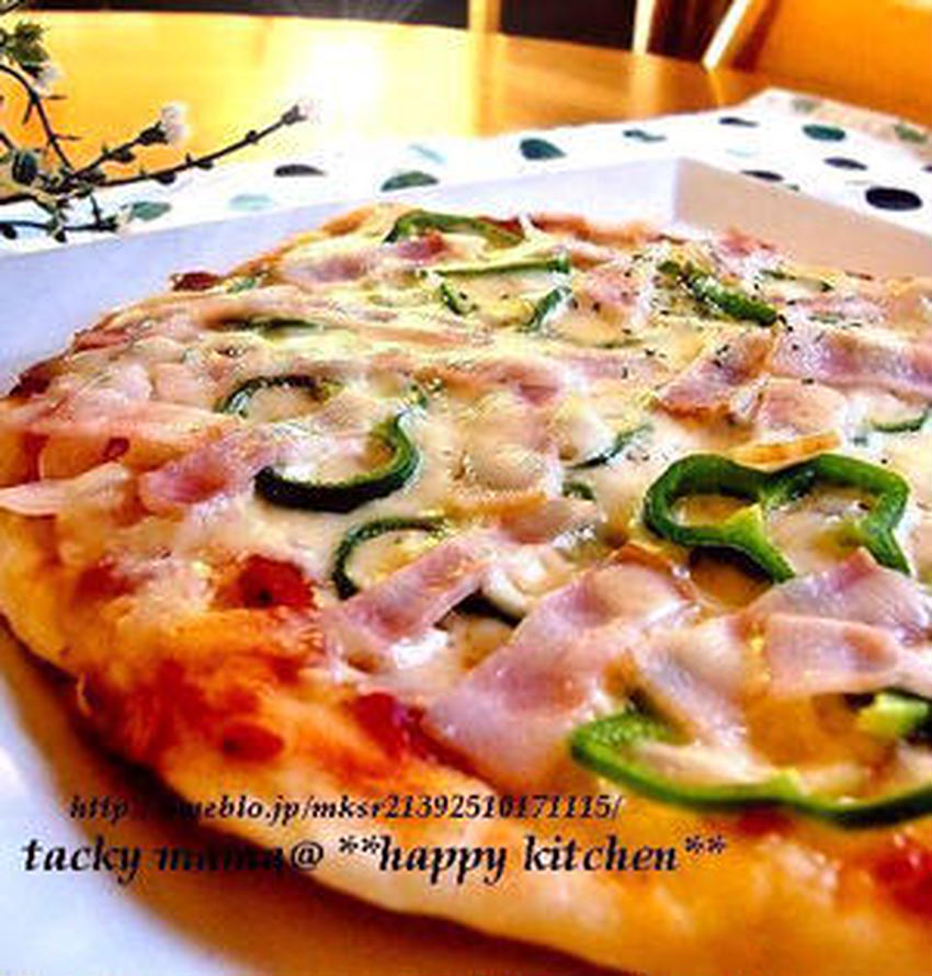 発酵なし！ピザ生地は薄力粉さえあればすぐ作れる 使える裏技あり