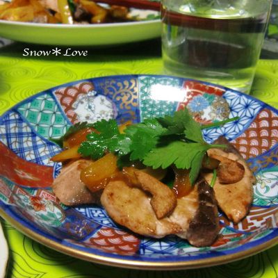 鰤かまのオリーブオイルソテー。decoの小さな台所。～体にやさしい妄想料理レシピ、薬膳メモ付き～