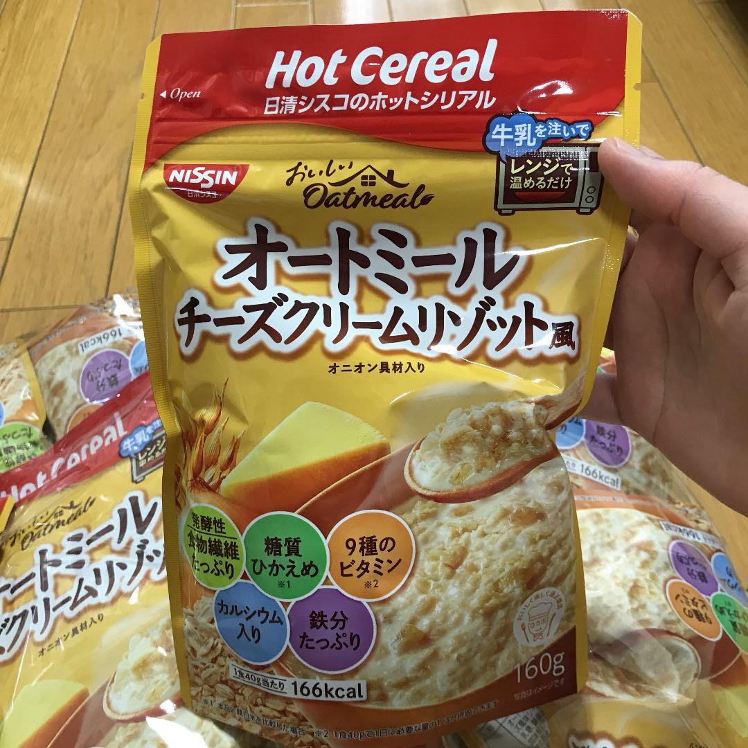 Amazon.co.jp: 日清シスコ おいしいオートミール チーズクリームリゾット風 160g×8袋 : 食品・飲料・お酒