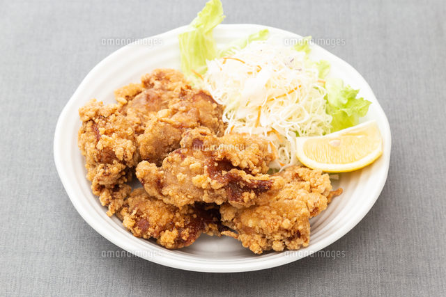 お料理教室 . 盛り付け方が学べればいいなと思って 通ってみてるけど . 当たり前のことも色々と学べて楽しい .からあげ 揚げ物 肉 ポテトサラダ ひじきお料理教室 cook foodstagram