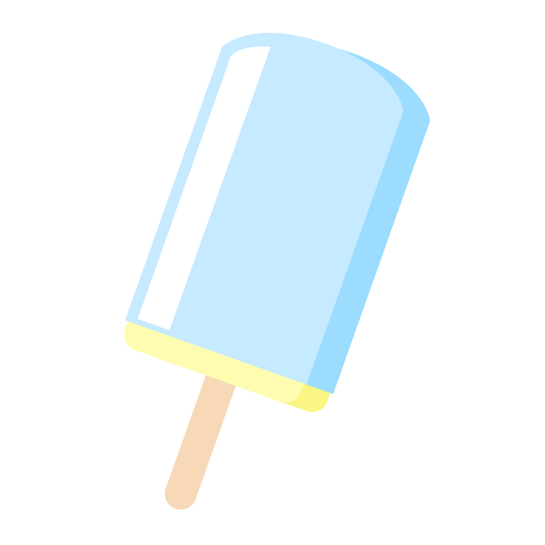 ソーダのアイスキャンディー無料イラスト＆かわいいフリー素材集 ねこ画伯コハクちゃん