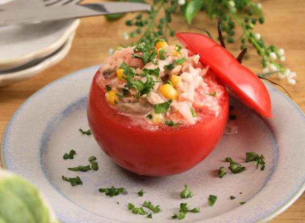 夏を乗り切れ！カンタン！ツナと大葉のさっぱりトマトサラダ