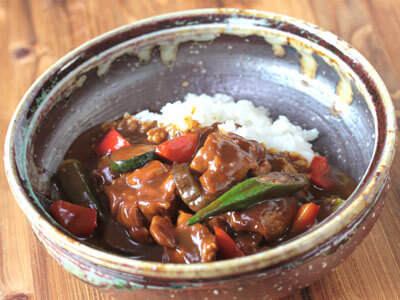 夏野菜無水キーマカレー 野菜嫌いもモリモリ食べる♫