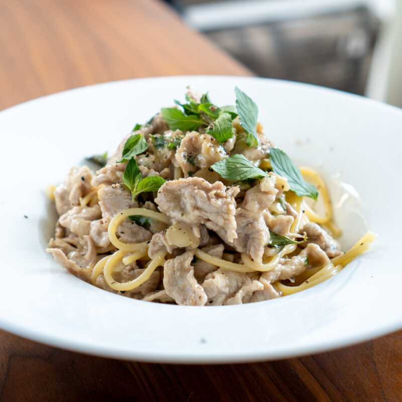 簡単！ 具なしバター醤油パスタ