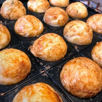 具沢山で大満足！ キャベツのたこ焼き