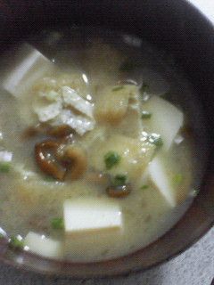 離乳食 なめこのお味噌汁