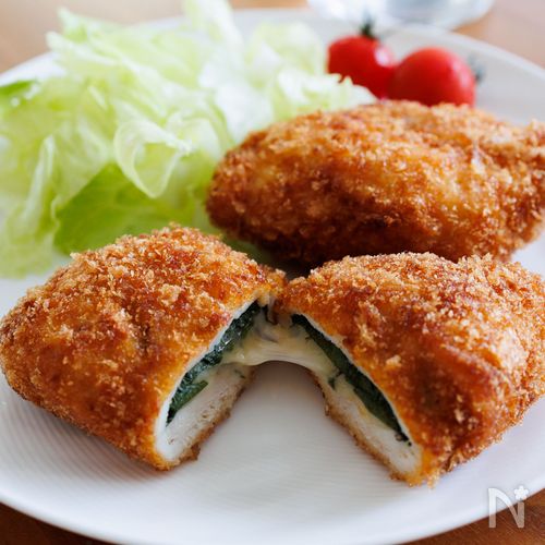 鶏むね肉の大葉チーズ唐揚げレシピ