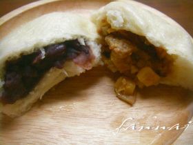 牛乳入り生地の肉まん