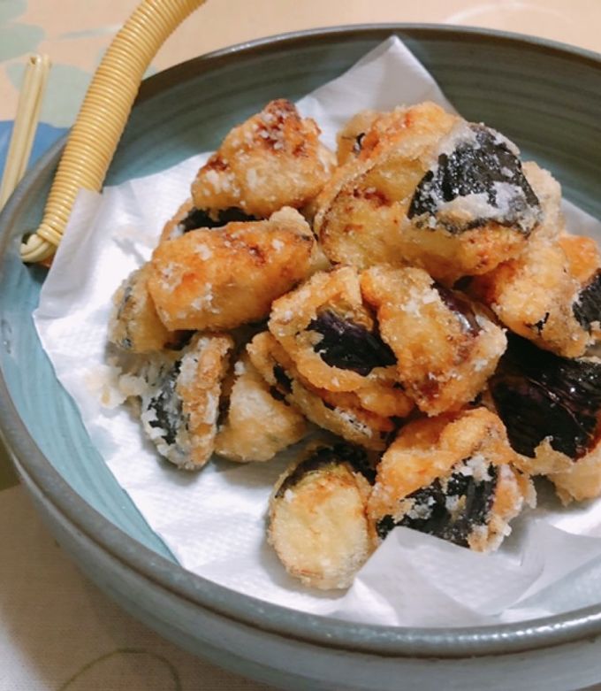 白だしだけで美味しい♡ナスの唐揚げ レシピ・作り方 by くーみー！ - 楽天レシピ