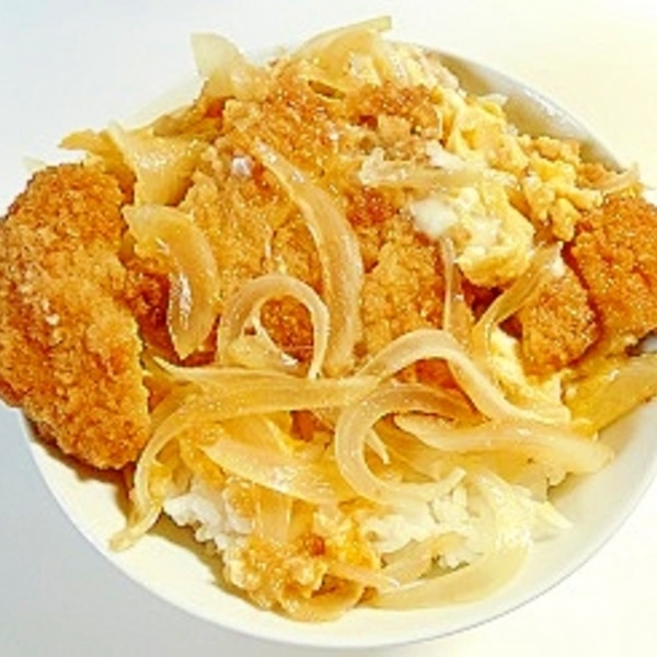 めんつゆで手抜き☆節約☆カツ丼