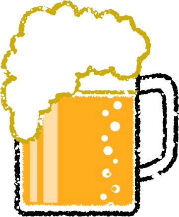 フレーズ ドリンク ビール イラスト ビールのグラス。のイラスト素材・ベクター Image 84578858