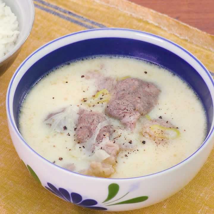 カルビスープ 牛スジの辛み鍋 ☆下町の台所ごはん