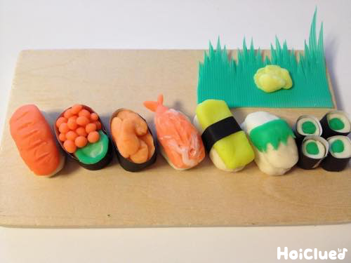 手作りフェルトお寿司屋さんごっこ！おもちゃ作り方とハンドメイドアイデア フェルト おままごと お寿司