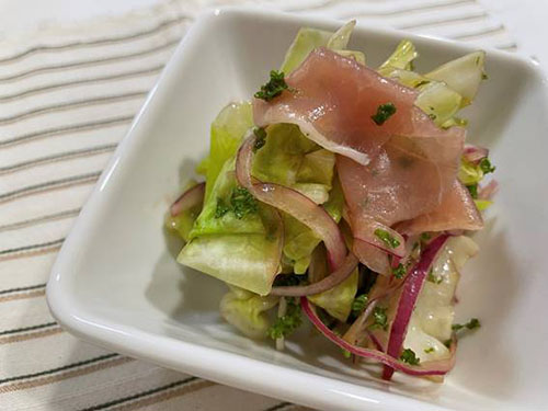 レシピ 抱えて食べたい♬生ハム入りなます♬ - しにゃごはん blog