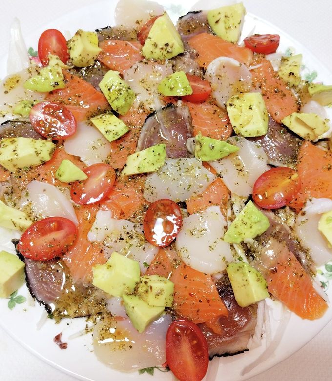 サーモンとアボカドのカルパッチョ子宝レシピ監修はなおかIVFクリニック品川