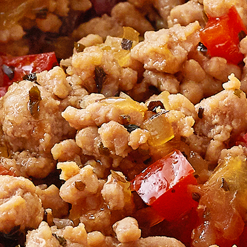 肉そぼろのレタス包み