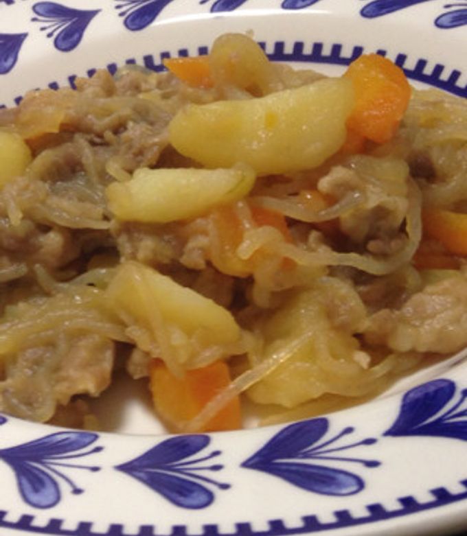 牛肉の肉じゃが つゆの素使用