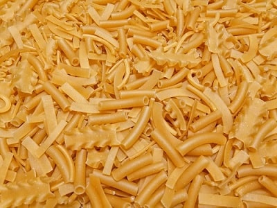 イタリアン パスタ ミスタ背景 トップ ビュー イタリア料理Premium写真