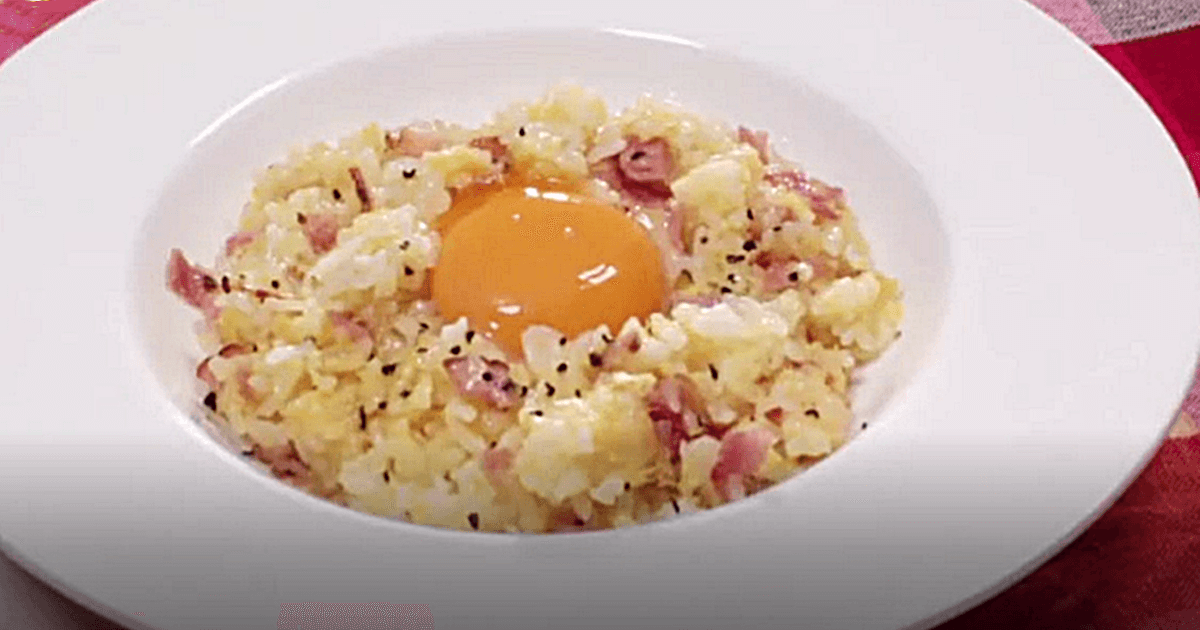 パスタじゃない！ カルボナーラチャーハン
