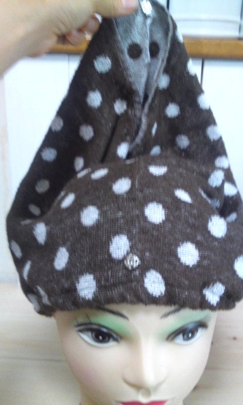 簡単！タオル帽子の作り方❤niko*竹本裕子