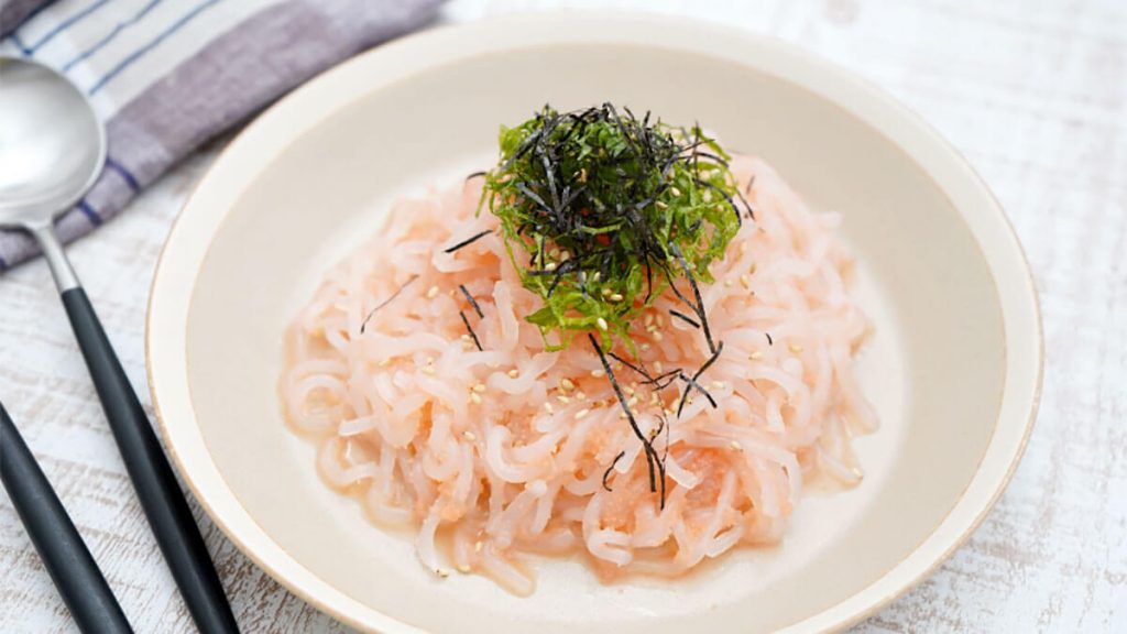 明太子の冷製パスタかんたんレシピ桃屋