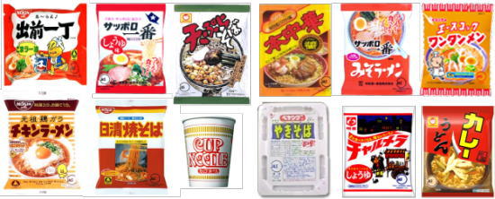 最近よく見る懐かしいパッケージのインスタントラーメン 袋麺 ！ヘルシー感とレトロ感が特徴の『インスタント麺・キリンラーメン』ラーメン＆やきそば試作 :はっしんの得する情報