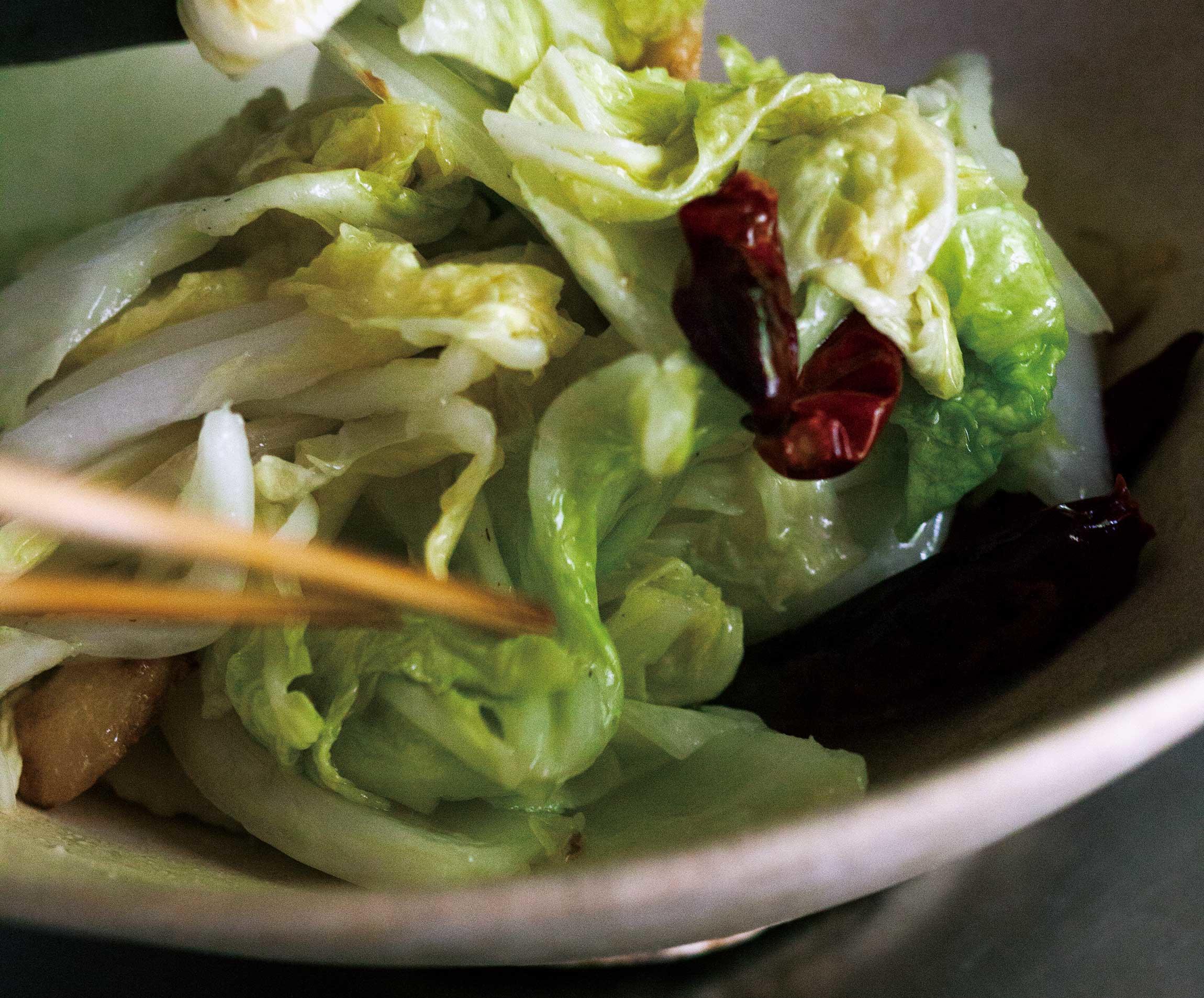 菱田屋『豚肉と白菜のねぎ塩炒め』のレシピ プロの肉野菜炒め・中華オレンジページ ニュースデイリーオレンジページnet