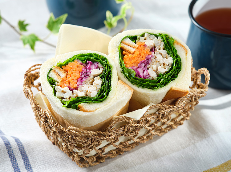 Imanaka Yukikoさんの料理 サンドイッチの包み方をラップでもしてみましたー RyokoSnapdish スナップディッシュID:Dnm8ea