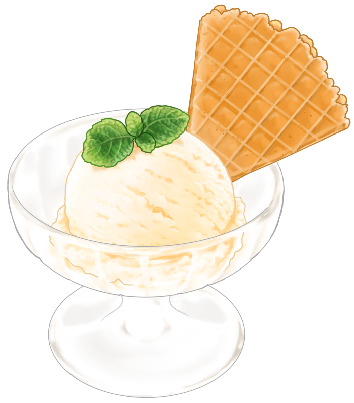 バニラアイスクリーム 10132113898 の写真・イラスト素材アマナイメージズ