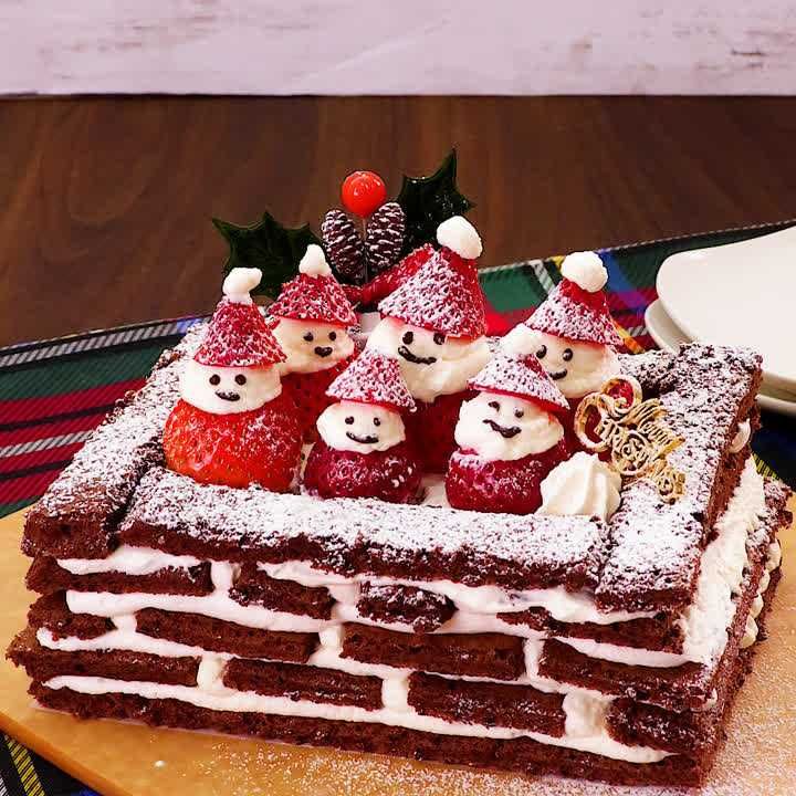 サンタ santa ケーキ クリスマスケーキ 予約 チョコ プレート クリスマス デコレーション キャラクター 子供 チョコプレート ホールケーキ 夜の クリスマス : フードセレクト FBクリエイト - 通販 - Yahoo!ショッピング