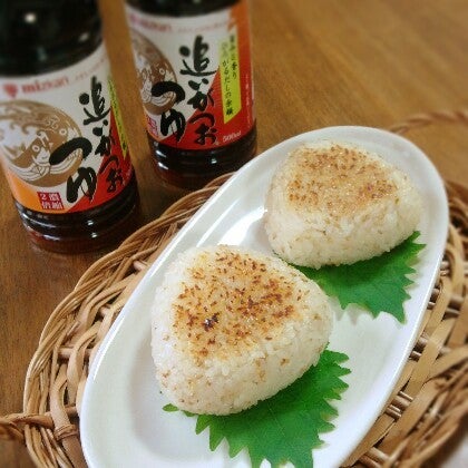 めんつゆとチーズの焼きおにぎり♪