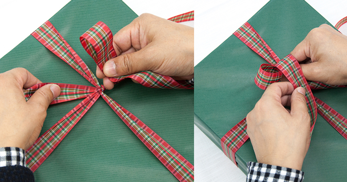 初心者でもわかる！リボンの結び方とラッピング方法 蝶結び 十字がけ 斜めがけ