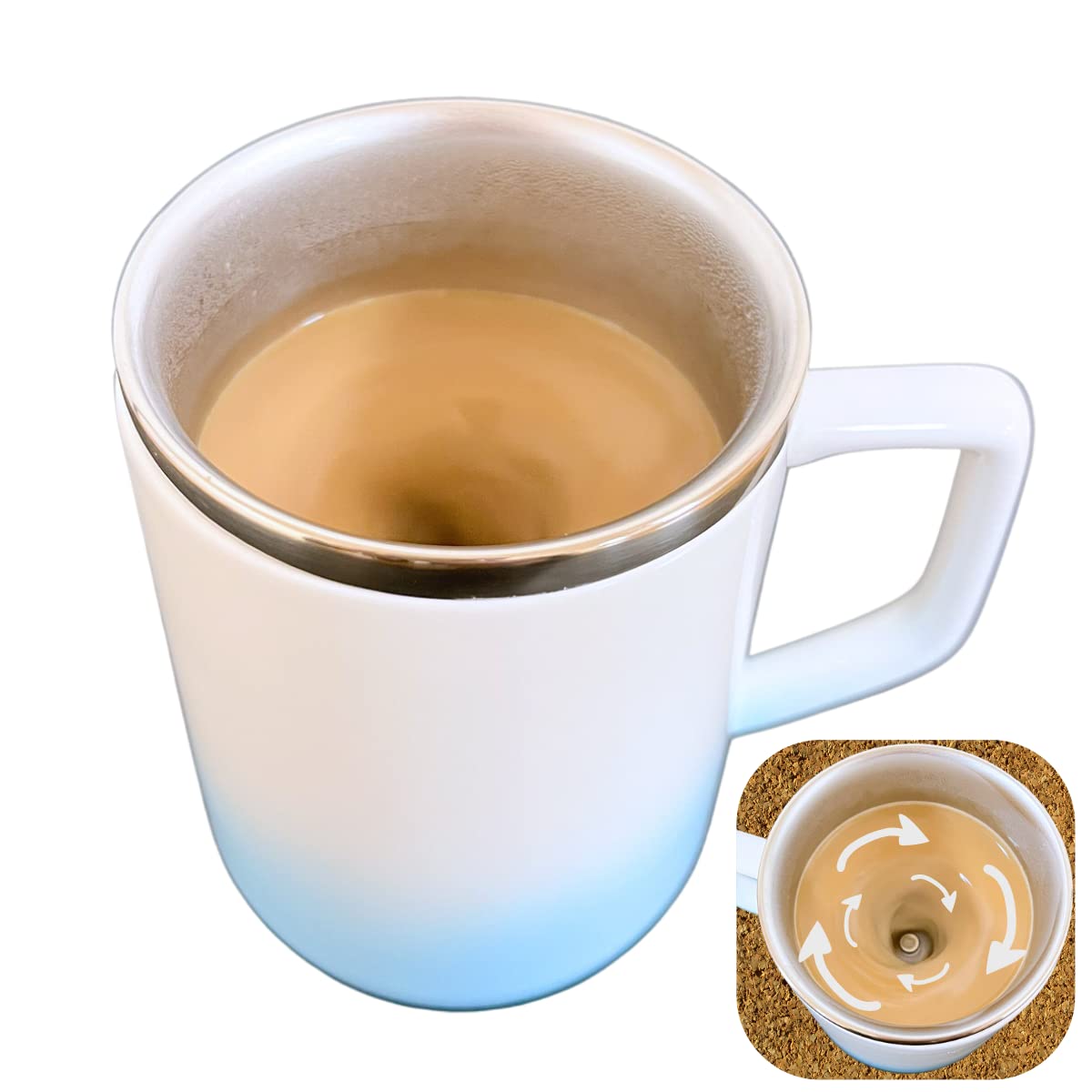 お湯を入れると自動で回転する不思議なスピンカップ。人に自慢したくなるマグカップです。 jsc- エキスパート - Yahoo!ニュース